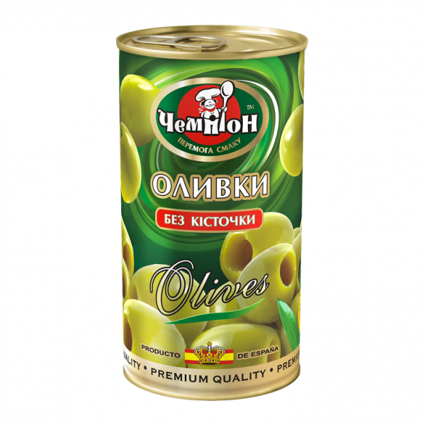 Оливки без кісточки ЧЕМПІОН, 350 г